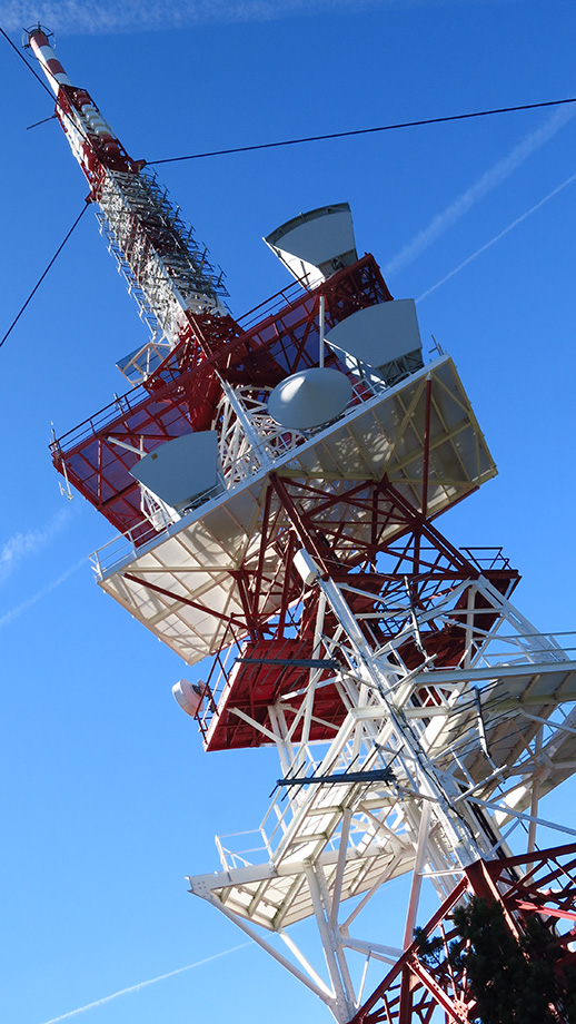 Überragend, der Sender auf dem Schöckl (1445 m). Foto: ©Auferbauer