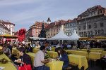 Zünftige Stimmung auf dem Grazer Hauptplatz! 