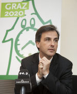 Gesellschaftspolitische Anstöße für 2010 bis 2020: Bgm. Mag. Siegfried Nagl. Foto: Stadt Graz/Fischer