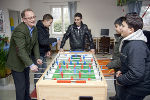 Erstes Match am Wuzeltisch 