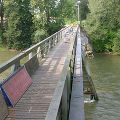 Gasrohrsteg gesperrt