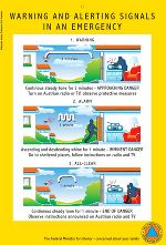 Warning and alerting signals in an emergency 