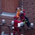 Hubschrauber-Bergung in der Innenstadt
