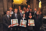 Österreich-Delegation mit Ministerialrätin Dr. Elisa-beth Dearing vom Bundes-kanzleramt (oben li).