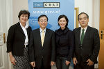 Foto: v.l.: Claudia Sachs-Lorbeck, Shingo Furuta, Sonja Grabner, Naohiro Abe 