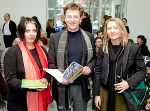 Kulturstadtrat Dr Wolfgang Riedler, flankiert von DI Andrea Redi (Sprecherin des Kulturbeirats) und der Moderatorin des Kulturdialogs, Dr. Sabine Prokop (links). 