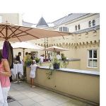 Wird in Zukunft den Rahmen für Partnerschaftseintragungen bilden: das Media Center des Rathauses mit seiner herrlichen Terrasse (Bild). Fotos: Stadt Graz/Foto Fischer 