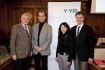 Mag. Wolfgang Erlitz (Präsident des Landesschulrats), Dr. Ulf Zeder (Gesundheitsamt), Bernadette Jauschneg (VIVID – Fachstelle für Suchtprävention) und Gesundheitsstadtrat Dr. Wolfgang Riedler (v.l.) Fotos: Stadt Graz/Foto Fischer 