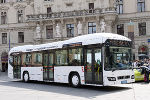 Dieser Hybrid-Bus wird von den GVB auf "Herz und Lungen" getestet werden. 