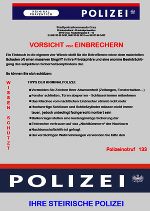 Wertvolle Tipps der Polizei 