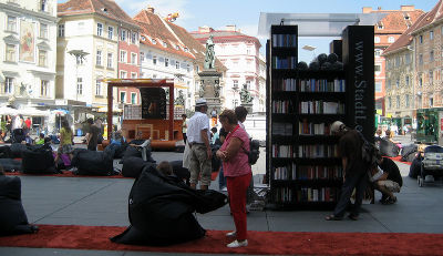 Gemütliche Leseecke am Hauptplatz 