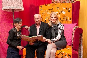 "Mrs.Bookolino": Riki  Erwa-Winter, Stadtrat Herper und Landesrätin Grossmann. Foto: Stadt Graz /Fischer 