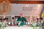 Diözesanbischof Dr. Dr. Egon Kapellari las die feierliche Messe. (Foto: Gottscheer Landsmannschaft Graz) Diözesanbischof Dr. Dr. Egon Kapellari las die feierliche Messe. (Foto: Gottscheer Landsmannschaft Graz)