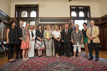 Die rheinland-pfälzische Delegation ist zu Besuch im Grazer Rathaus. Foto: Stadt Graz/Fischer 