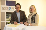 Präsentierten das "Veranstaltungsreferat neu": Abteilungsleiterin Mag.a Verena Ennemoser, Referatsleiter Ing. Andreas Köhler. Foto: Stadt Graz/Fischer 