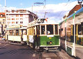 Vollmond: Romantische Straßenbahnfahrt