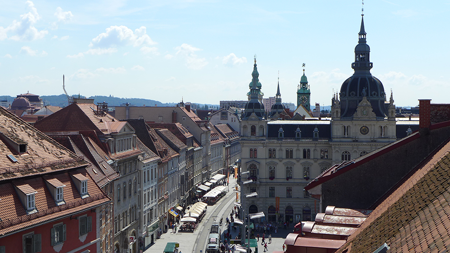 Die Dachlandschaft der Altstadt - immer für einen tollen Ausblick gut