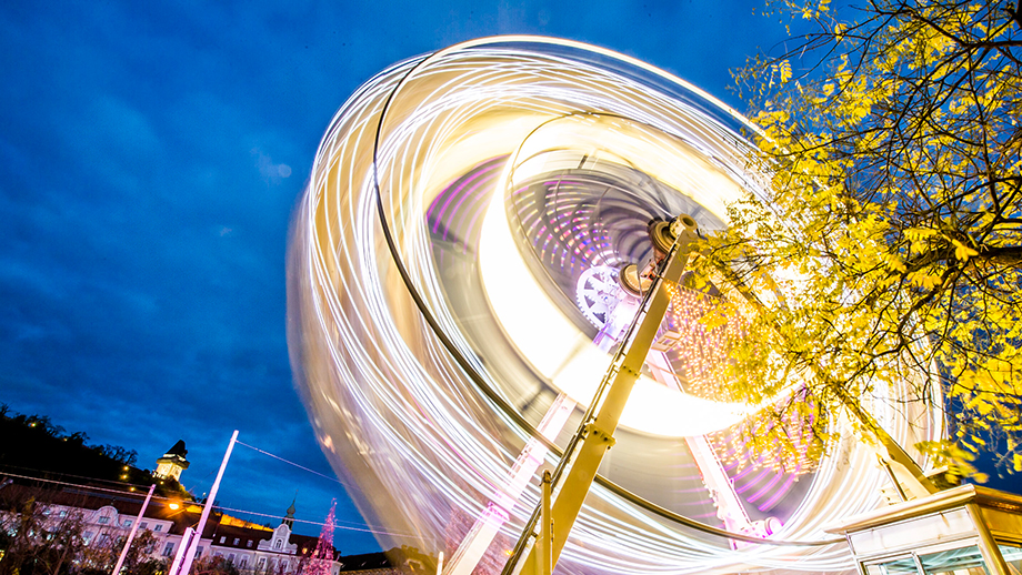 Das Riesenrad am Mariahilferplatz - jeden Dezember ein Augenschmaus