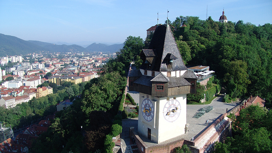 Der Schloßberg aus einer anderen Perspektive