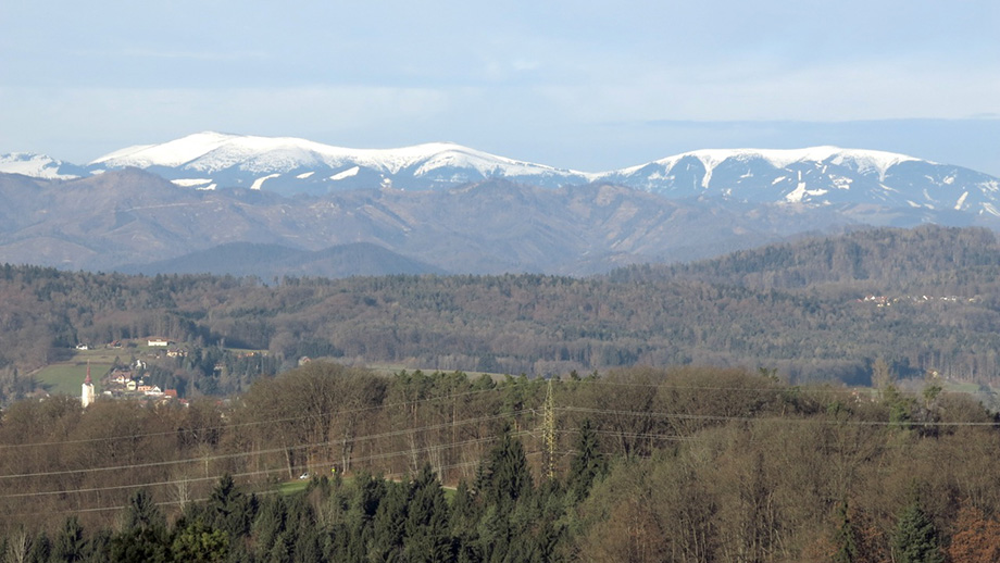 Vom Pfeifferhofweg Richtung St. Veit und Gleinalpe. Foto: ©Auferbauer