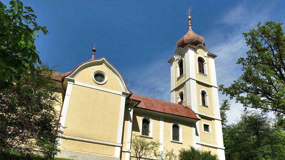 Mariagrüner Kirche (448 m). Foto: ©Auferbauer