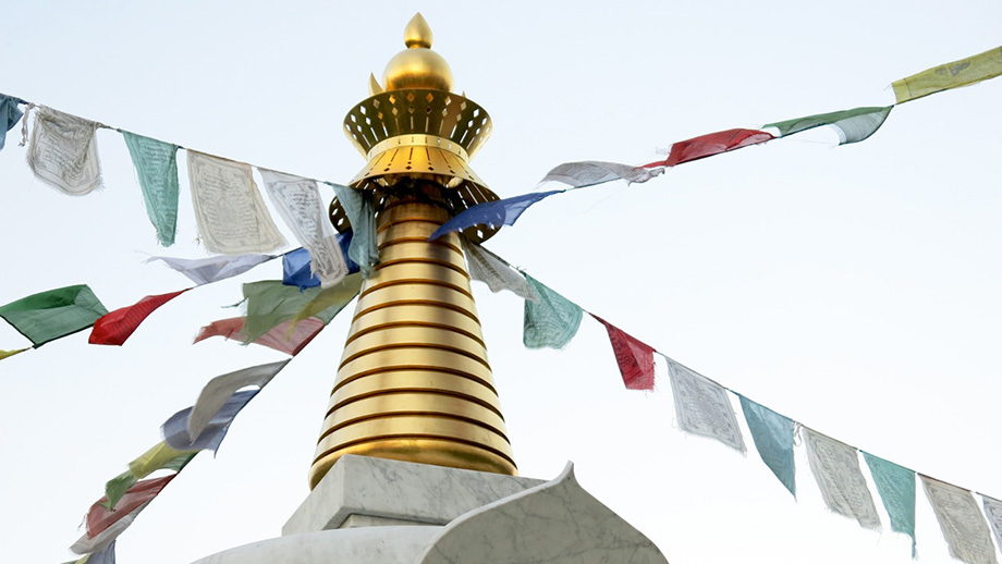 Pfeifferhofweg, Stupa eingeweiht im August 1998. Foto: ©Auferbauer