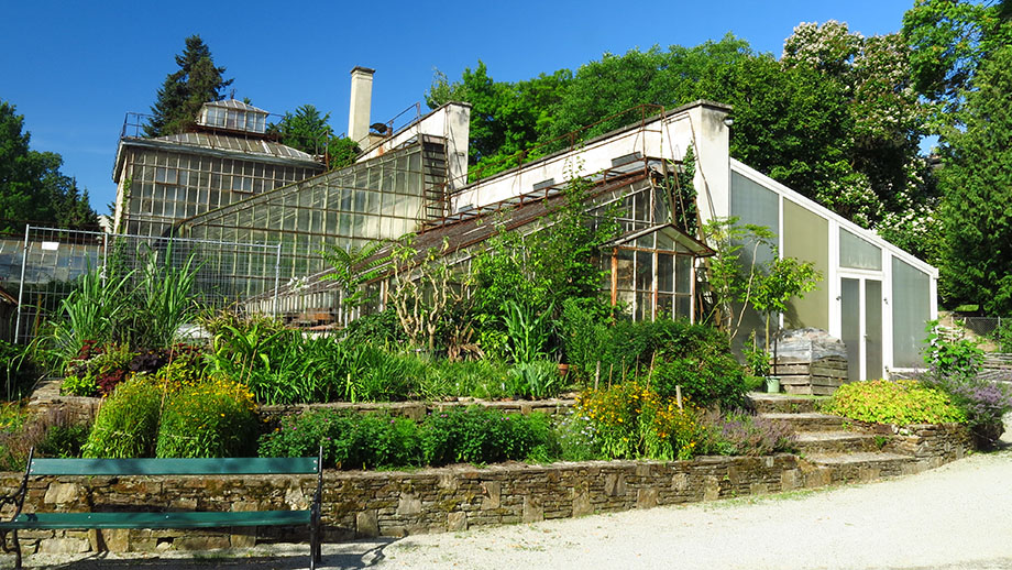 Botanischer Garten, Historisches Gebäude. Foto: ©Auferbauer