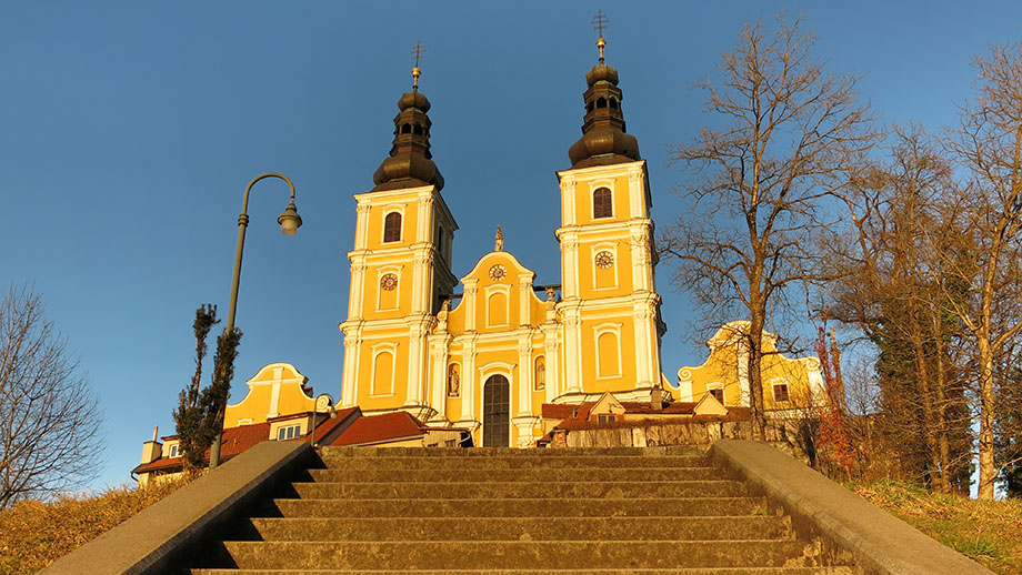 Angelus-Stiege und Basilika Mariatrost. Foto: ©Auferbauer