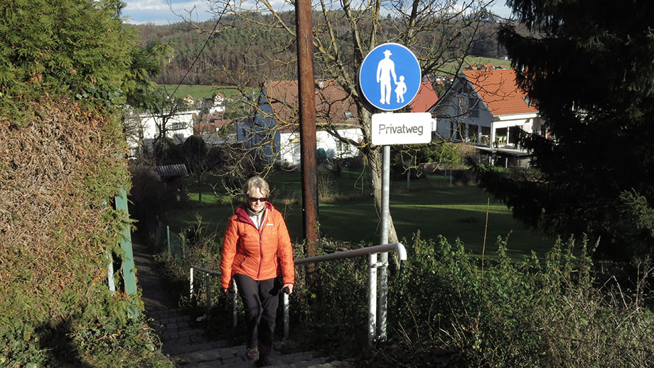 Sorgerweg, Richtung Schloss Lustbühel. Foto: ©Auferbauer