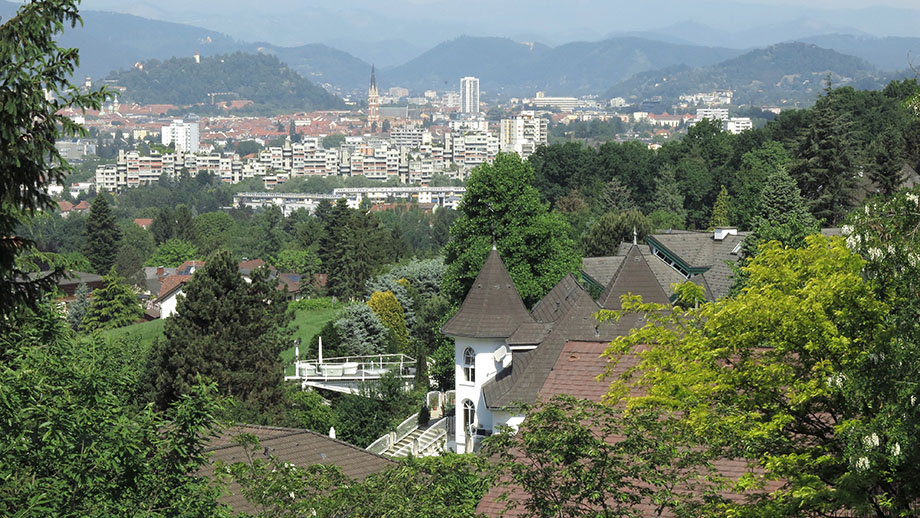 Messendorfberg, Stadtblick. Foto: ©Auferbauer