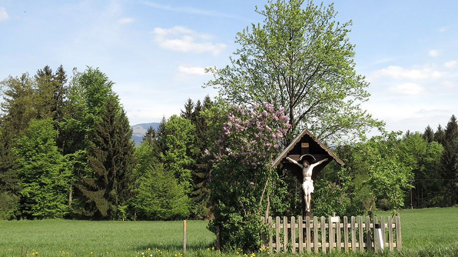 Eckmichlkreuz, am Roseggerweg. Foto: ©Auferbauer