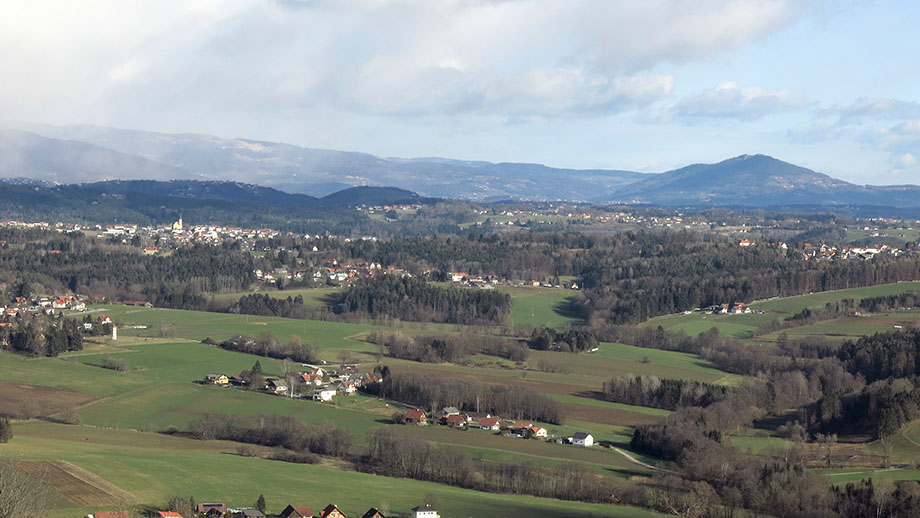 Vom Lineckerweg Richtung Kumberg und Weizer Kulm. Foto: ©Auferbauer