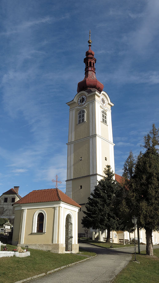 Sakraler Mittelpunkt im Stadtbezirk Andritz, St. Veit (408 m). Foto: ©Auferbauer