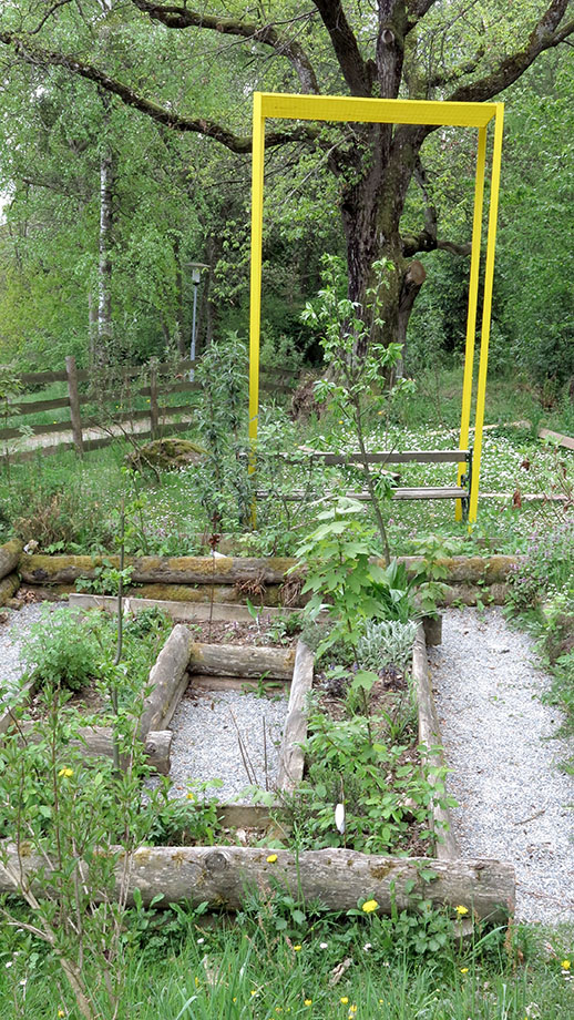 Im Alpengarten (640 m), Kunst am Berg. Foto: ©Auferbauer