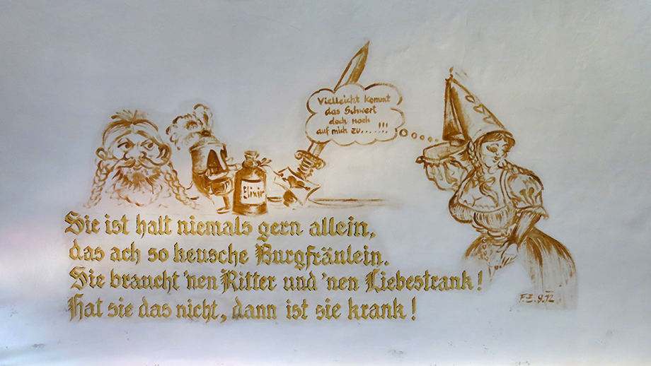  Trinkspruch in der Burgtaverne Gösting. Foto: ©Auferbauer