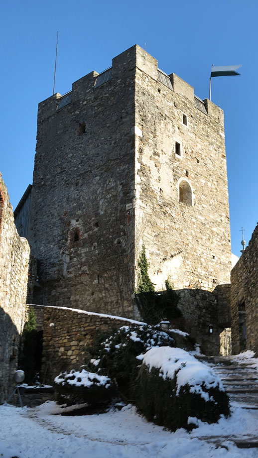 Burgruine Gösting, Zugang. Foto: ©Auferbauer