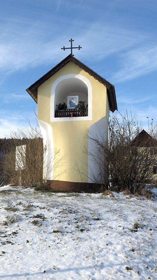 Thal Kötschberg, Bildstock, nahe GH Kreuzwirt (480 m). Foto: ©Auferbauer