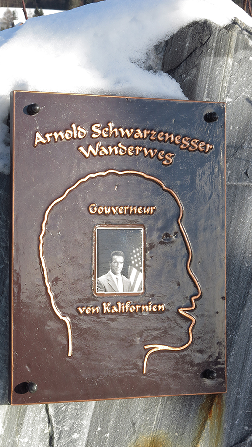 GH Kreuzwirt (480 m), Schwarzenegger-Wanderweg. Foto: ©Auferbauer