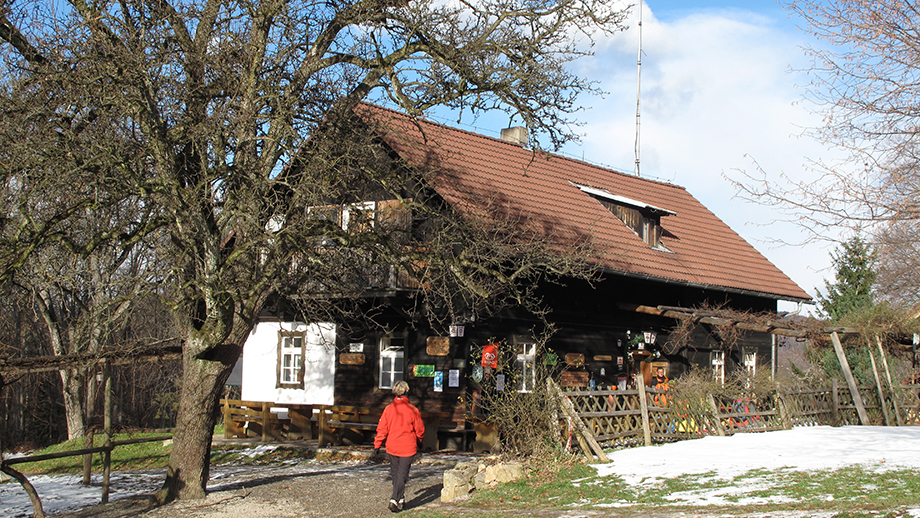 Im Dezember am Gasthaus St. Johann und Paul. Foto: ©Auferbauer