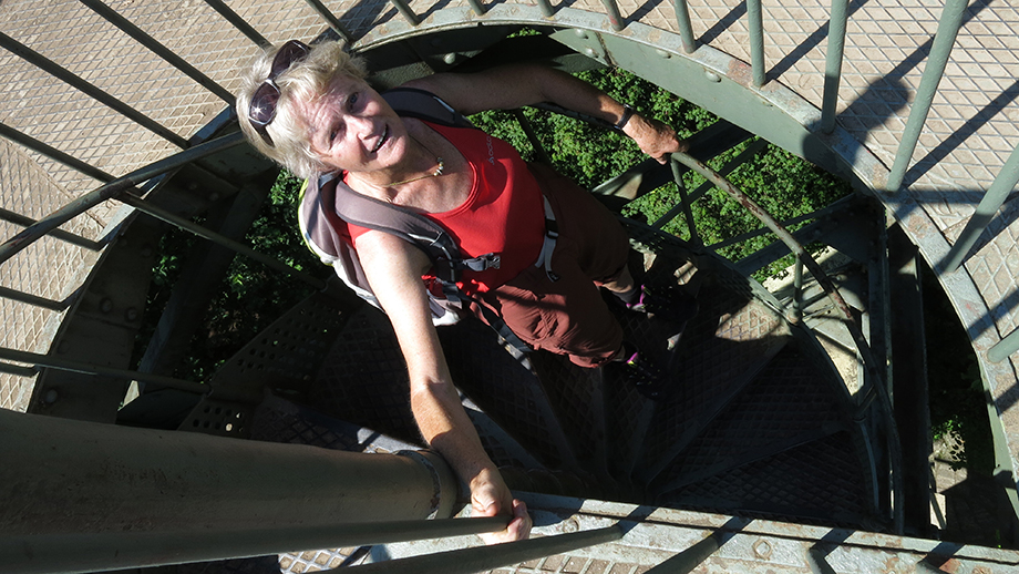 Ausstieg an der Rudolfswarte auf dem Buchkogel (656 m). Foto: ©Auferbauer