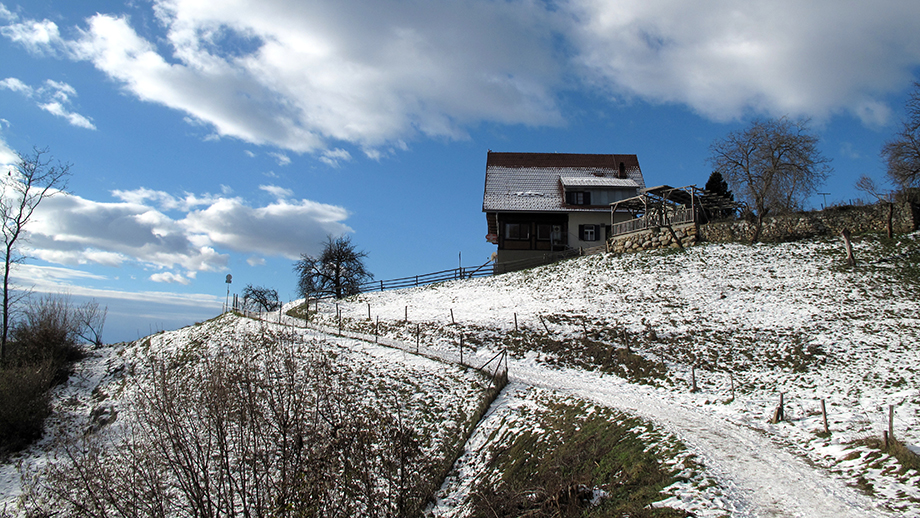  Im Advent am Gasthaus Orthacker. Foto: ©Auferbauer