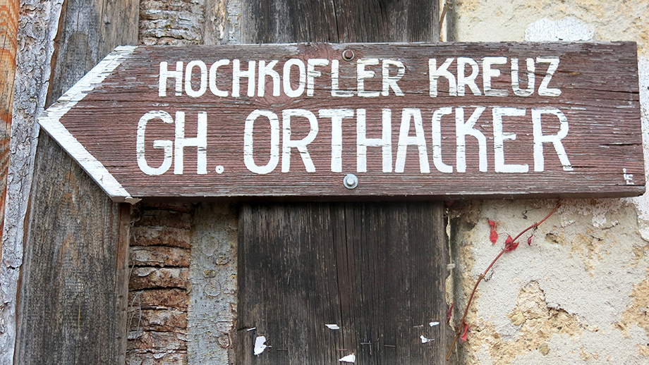 Am Weinhang Richtung Gasthaus Orthacker. Foto: ©Auferbauer