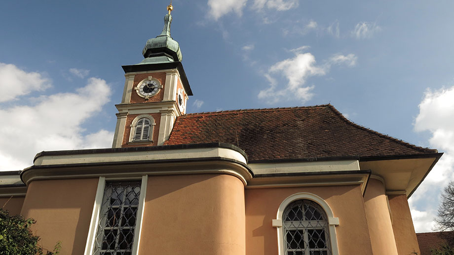 Am Rückweg nach Alt-Eggenberg, aus der Bergstraße zur Vierzehn-Nothelfer-Kirche. Foto: ©Auferbauer