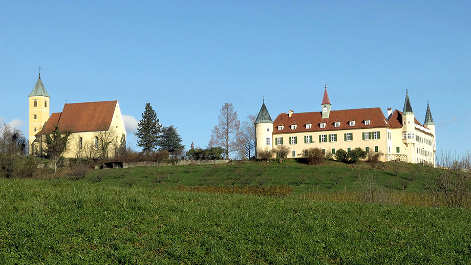 Schlosskirche und Schloss St. Martin. Foto: ©Auferbauer