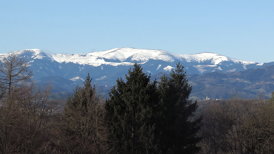 In Wolfgang, vom Bockkogel zum Weststeirischen Berg- und Riedland. Foto: ©Auferbauer