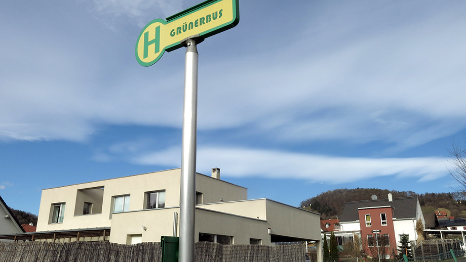 Ein Tipp für Quereinsteiger Bushaltestelle "Gedersberg Jägerweg". Foto: ©Auferbauer