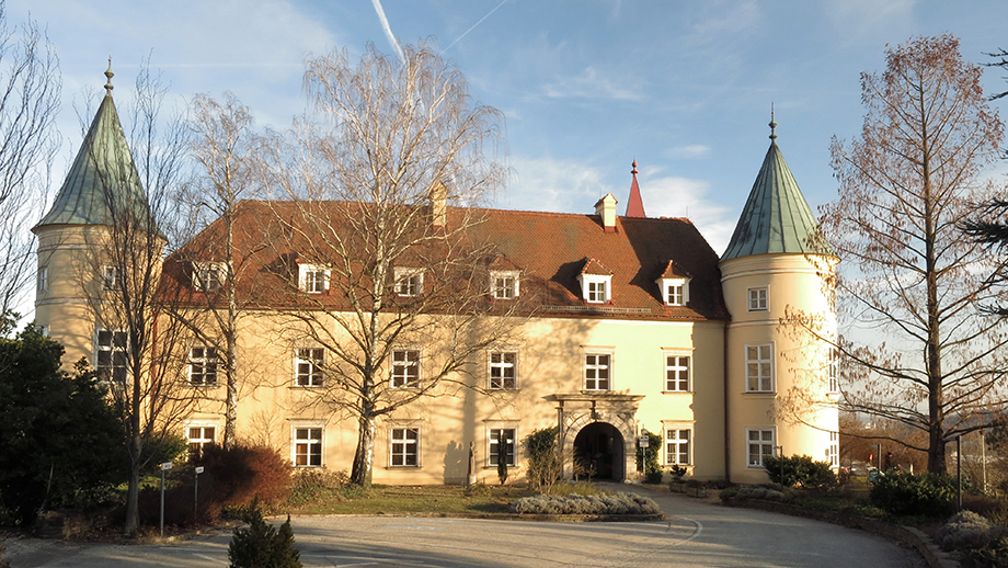 Schloss St. Martin: Nahe liegt der Spaziergang-Endpunkt. Foto: ©Auferbauer