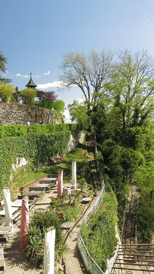 Erholsames Wegstück, vom Starcke-Häuschen zum Chinesischen Pavillon. Foto: ©Auferbauer