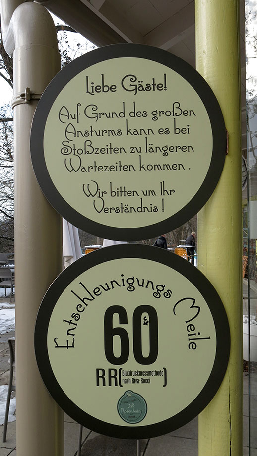 Café Rosenhain, "Liebe Gäste" und Entschleunigungs-Meile. Foto: ©Auferbauer
