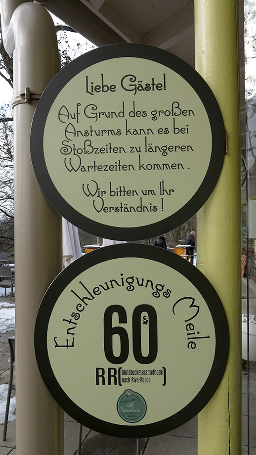 Café Rosenhain, "Liebe Gäste" und Entschleunigungs-Meile. Foto: ©Auferbauer
